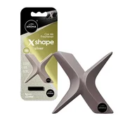 slomart AROMA CAR Osvežilec zraka X Shape, srebrn