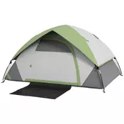 Homestar Šotor kupola oblika za 2 osebi 210x150x110 cm zelene barve