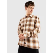 Dickies Gulfport Flannel Shirt chocolate brown