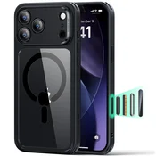 ESR - Klasični hibridni HaloLock - iPhone 17 Pro - prozorno črna