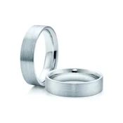 Vjenčano prstenje: platina, plosnato, 5 mm