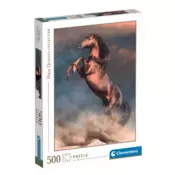 Clementoni Puzzle 500 Veliki rdeči žrebec