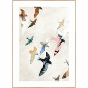 Slika 30x40 cm Abstract Birds – Malerifabrikken
