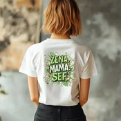Camiseta Majica sa štampanim printom Cam 887, Ženska, Bela