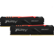 Memorija KINGSTON KF432C16BB1AK2 32 32GB(2X16GB) DIMM DDR4 3200MHz crna