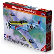shumee MCRF274 Raf P-51 Mustang Mk IVa Srebrna P-51 1:48