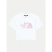 The North Face Majica Easy NF0A8DRQ Bela Relaxed Fit