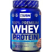 Beljakovine v prahu USN 100% Whey Protein Premium čokoláda 908g