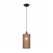 LED luster na sajli NOEL MINI 1xE27/60W/230V braon