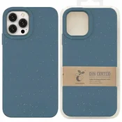 Hurtel Eco Case etui za iPhone 14 Plus, razgradljivo silikonsko ovitje, temno moder