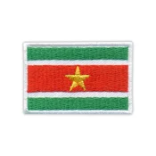 shumee Našitek zastave Surinama - nalepka za likanje/toplotno varjenje - vezen našitek/značka/emblem