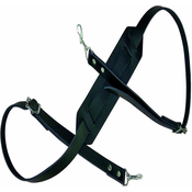 Fire&Stone 532100 Banjo Strap Leather Banjo Black