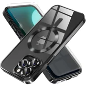 Overboard Ovitek za iPhone 16 Pro, Electro MagSafe, črn + zaščita za zaslon