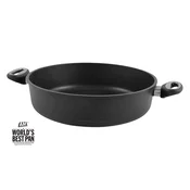 Deep frying pan, aluminum, 24 cm, height 8 cm, induction - AMT Gastrog