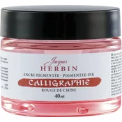 Jacques Herbin Calligraphy Kaligrafsko črnilo Chinese Red 40 ml 1 kos