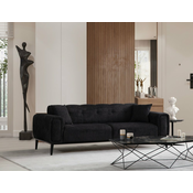 ATELIER DEL SOFA Sofa trosed Athena 3 Seater Black