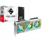 ASRock Radeon RX 9060 XT STEEL LEGEND OC 16GB, graphics card