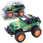 slomart LEAN TOYS Velik vojaški terenski avto Off-Road, zelen, 25 cm