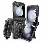 Ovitek Supcase Unicorn Beetle Pro za Samsung Galaxy Z Flip6 z dodatno zaponko za pas - black