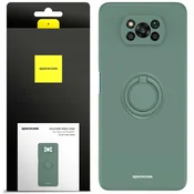 Spacecase SPACECASE SILIKONSKI OVITEK OBROČ ZA POCO X3 PRO NFC TEMNO ZELEN OVITEK, (21963485)
