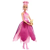 Lutka Barbie Petal Pop - rožnati tulipan, svetlolasa, z dodatki (JMF57)