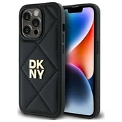 slomart Etui DKNY Quilted Stack Logo za iPhone 14 Pro Max - črno
