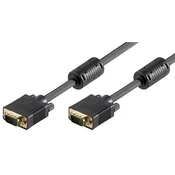 Video kabel LOGO SVGA (D-sub) moški–moški - 2 m, črn, razprodaja