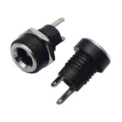 Napojni konektor 2.1/5.5mm ugradni sa zaštitnim poklopcem