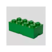 LEGO spremnik Brick 8 40041734 tamno zeleni