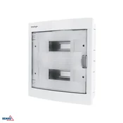 Vgradna elektroinštalacijska razdelilna omarica IP40 Schelinger 24+24 modulov z vratci BM-A80-RDP-IP40-NPD-24P
