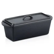 Northix Posoda za kruh s pokrovom, litoželezna, CAST LINE, 35 cm, 3 l