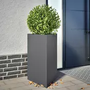 Vrtna sadilica antracit trokutasta 50x43x75 cm celicna