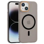 Matte Color MagSafe maska za iPhone 14 – siva