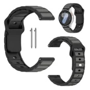 Pašček za Samsung Galaxy Watch 4 5 6 7 40/44/45/46/47 mm klasičen črn 20 mm