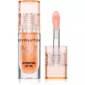 Makeup Revolution Pout Lip olje za ustnice z vlažilnim učinkom odtenek Honey Shimmer 3 ml