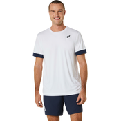 ASICS Tehnička sportska majica, mornarsko plava / bijela