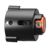 VEVOR Varnostna ključavnica za prikolico ustreza 586 mm litim krogličnim priključkom težka izvedba 142x175 mm srebrna