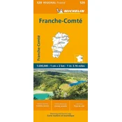 Franche-Comte - Michelin Regional Map 520