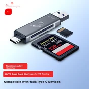 Chuanyu USB citac kartica, Type-C SD/TF