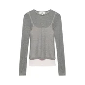 Pull&Bear Majica PACIFIC pegasto siva/rosé