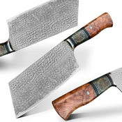 Kuhinjski sekira Damask MOJSTROVINA Kohaku - Rjava KP29017