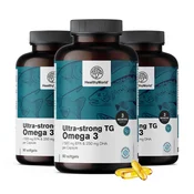 Ultra Strong Omega-3 – v trigliceridni obliki, 90 mehkih kapsul