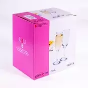 GLASS 4 YOU Greta šampanjac 210 ml set čaša za šampanjac, 6 komada 1077953