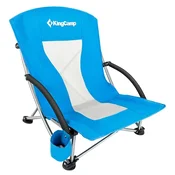 King Camp Zložljiv kamping stol King Camp Deluxe modre barve