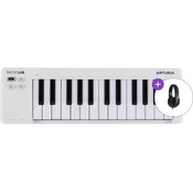 Arturia MicroLab mk3 SET MIDI keyboard White