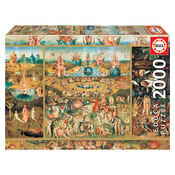 Puzzle Garden of Delights Educa 2000 dielov + Fix puzzle lepidlo EDU18505