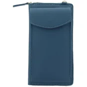 Majhna torbica Wallet, s trakom - modra