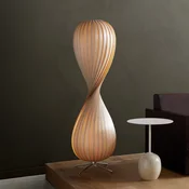 Stoječa svetilka Tom Rossau TR10, višina 138 cm, brezov les, E27 - Dnevna soba/jedilnica - Skandinavski - svetlo leseno