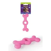 Igrača za pse Aroma Bone mala, roza 14cm