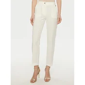 Marciano Guess Hlače iz tkanine 5RGB03 7115A Bela Slim Fit